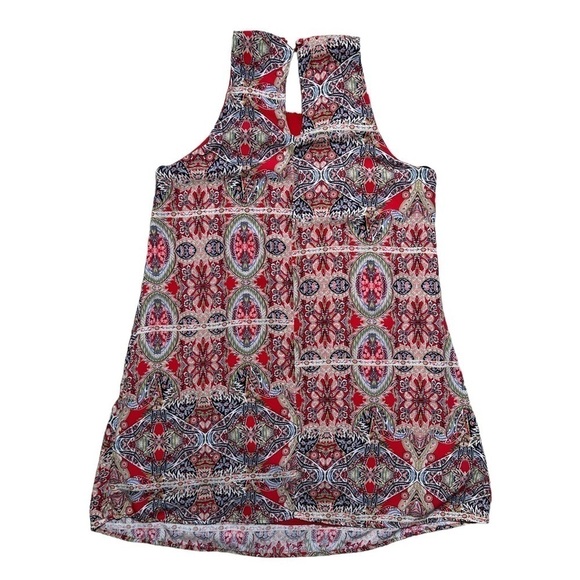 Lulu’s Design Major Red Print Swing Mini Dress US M - Picture 6 of 6